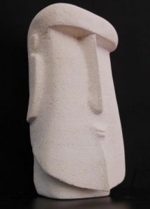 Sculpture de chris: ile de pacques