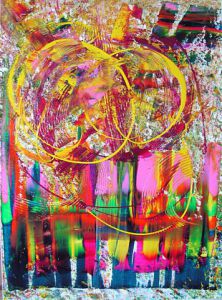 Peinture de Elle Bory : HAPPY LOVE