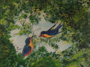 Oeuvre de delaro600: Les moineau