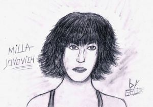 Dessin de Goldendream1803: Milla Jovovich