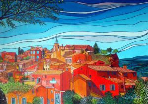 Peinture de ALAIN FAURE: ROUSSILLON