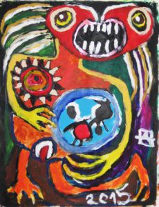 Peinture de Anna Demadre-Synoradzka: Souvenir