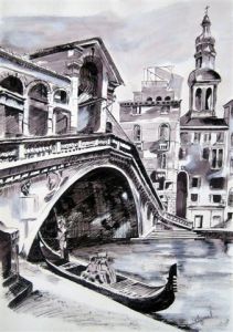 Dessin de Martine YVOREL: Rialto