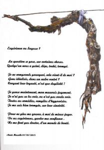 Oeuvre de annie massollo: Expérience ou Sagesse ?
