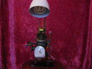 Sculpture de bellagamba  gilles: robot reveil