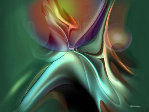 Art_numerique de simonian christian: Réminiscence de musique baroque