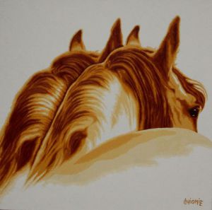 Peinture de guionie jean: Ames Soeurs