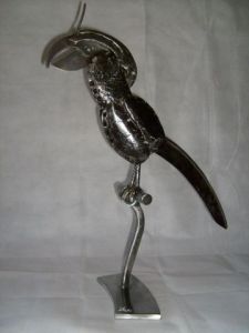 Sculpture de Jean Noel OEIL: Le pérroquet