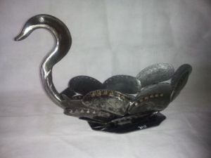 Sculpture de Jean Noel OEIL: Le cygne