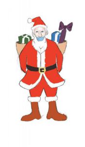 Dessin de xavier le corre: le pere noel est une ordure