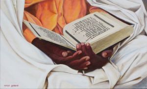 Peinture de Michel Godard: Prière