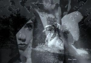 Art_numerique de cara: BLACK AND WHITE