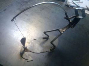 Sculpture de djay: le pécheur