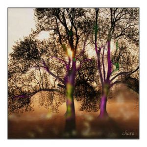 Art_numerique de chara: Arbre Tendre - Peinture numérique