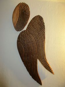 Sculpture de unicornis: ange