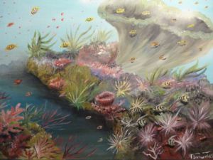 Peinture de regis: les fonds marins