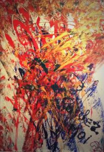 Peinture de SONYA DZIABAS: « Parlez-moi »