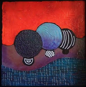 Peinture de Marie-Pierre JAN: Arbres mini 1