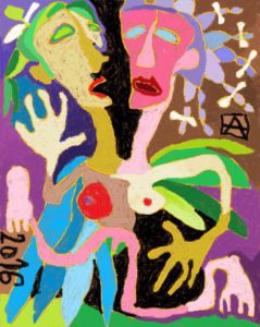 Peinture de Anna Demadre-Synoradzka: Gender