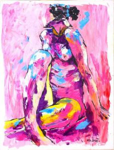 Dessin de Monick Bres : NONCHALANTE