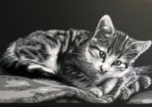 Peinture de guionie jean: Plume