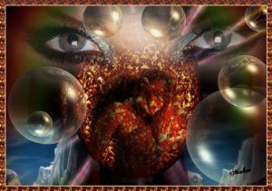 Art_numerique de Malougraphisme: cosmique