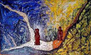 Collage de iridium: YIN YANG