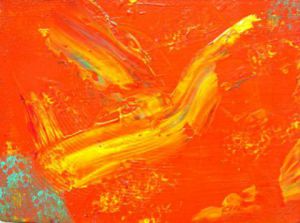 Peinture de Elle Bory : ORANGE