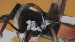 Peinture de Ghouar : rythme oriental 