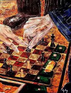 Peinture de iridium: pat le grand roque