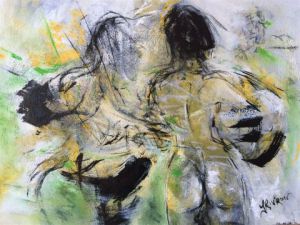 Peinture de Yann RIVRON: Nu de dos