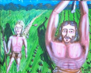 Peinture de LAFFITTE Jacky: CAIN 2 Jouvence