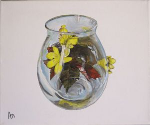 Peinture de annie massollo: Colchiques en liberté