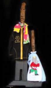 Sculpture de LJM Hognon: Pére et Fils