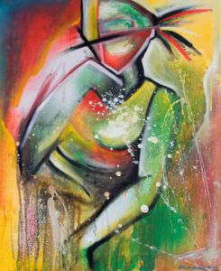 Peinture de Myriam Bonnet: Remise en question