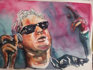 Peinture de Catherine Vacle : Bashung