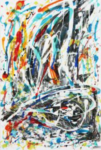 Peinture de Karine LANGEVIN KJL: LE VOILIER