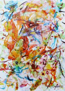 Peinture de Karine LANGEVIN KJL: LE SAGE INDIEN