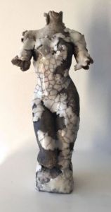 Sculpture de SANDRINE MESNIL: Buste feuille