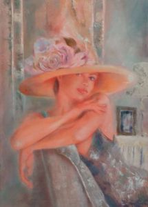 Peinture de MARTINE GREGOIRE: AMBIANCE ROMANTIQUE