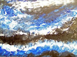 Peinture de LODYA: BLUE BLACK
