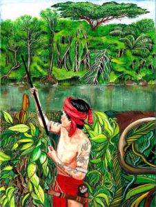 Peinture de kirovana: Indonésie : en territoire Dayak