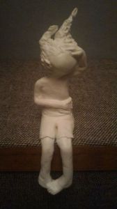 Sculpture de Carole Dumas: Couettes au vent