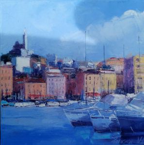 Peinture de Veronique LANCIEN: marseille pett format