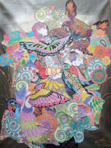 Oeuvre de Nena: fées nature , nature des fées