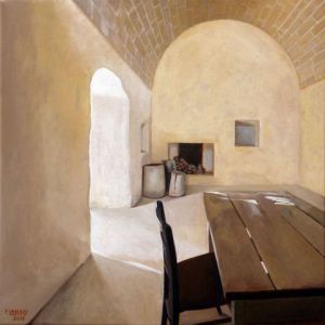 Peinture de Patrice Lannoy: Intérieur N°43