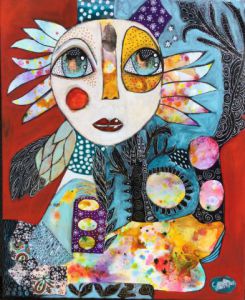 Peinture de CAROLE JEULIN: Déploiement d'elle 