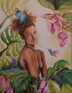 Peinture de Sandra M: L'épouvantail