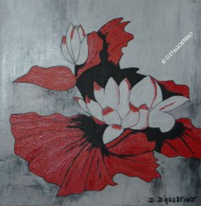 Peinture de Dominique D' AGOSTINO: NENUPHARS