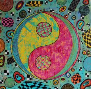 Peinture de Embe: Harmonie interieure 